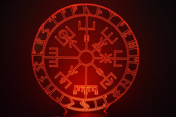 LED Night Lamp Viking Runes