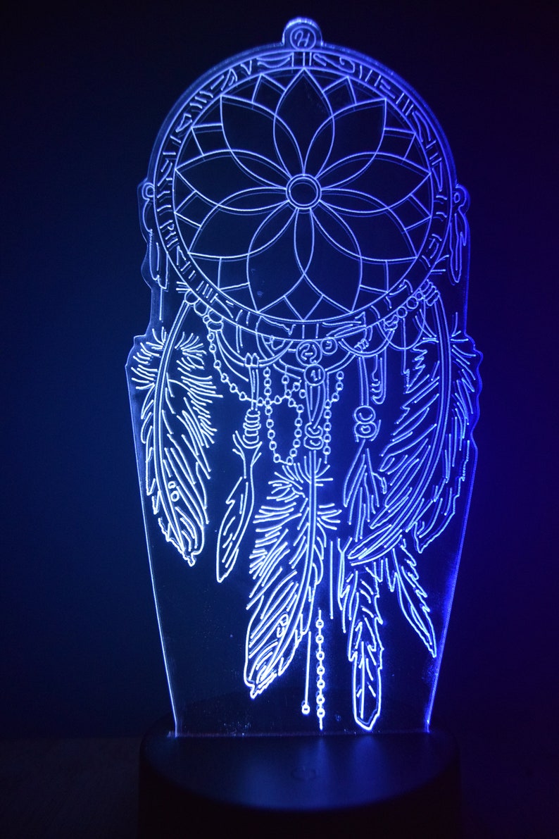 Dreamcatcher LED Night Lamp | RGB 3D Acrylic Night Light