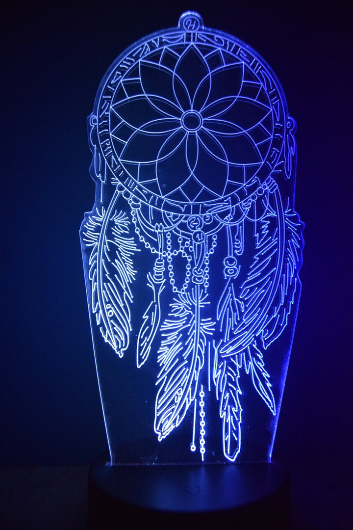 Dreamcatcher LED Night Lamp | RGB 3D Acrylic Night Light