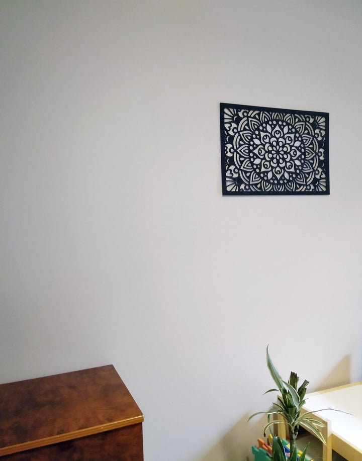 Illusion Mandala Rectangle Stencil