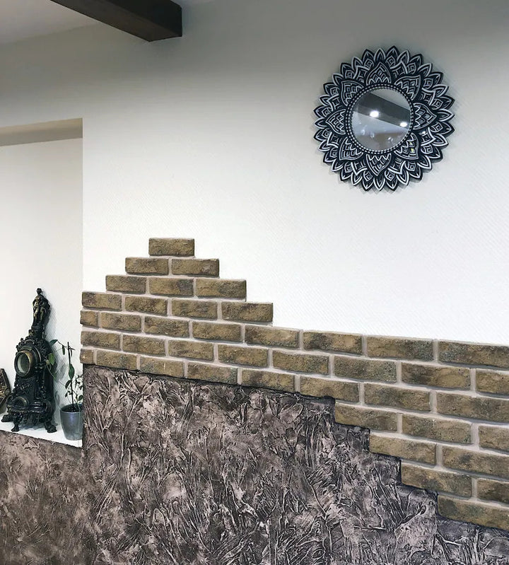 Boho Wooden Mirror Mandala