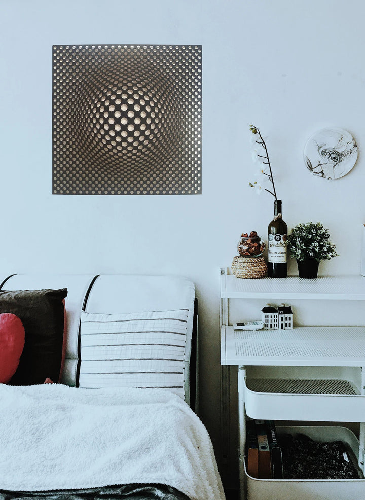 Optical Illusion Art Stencil