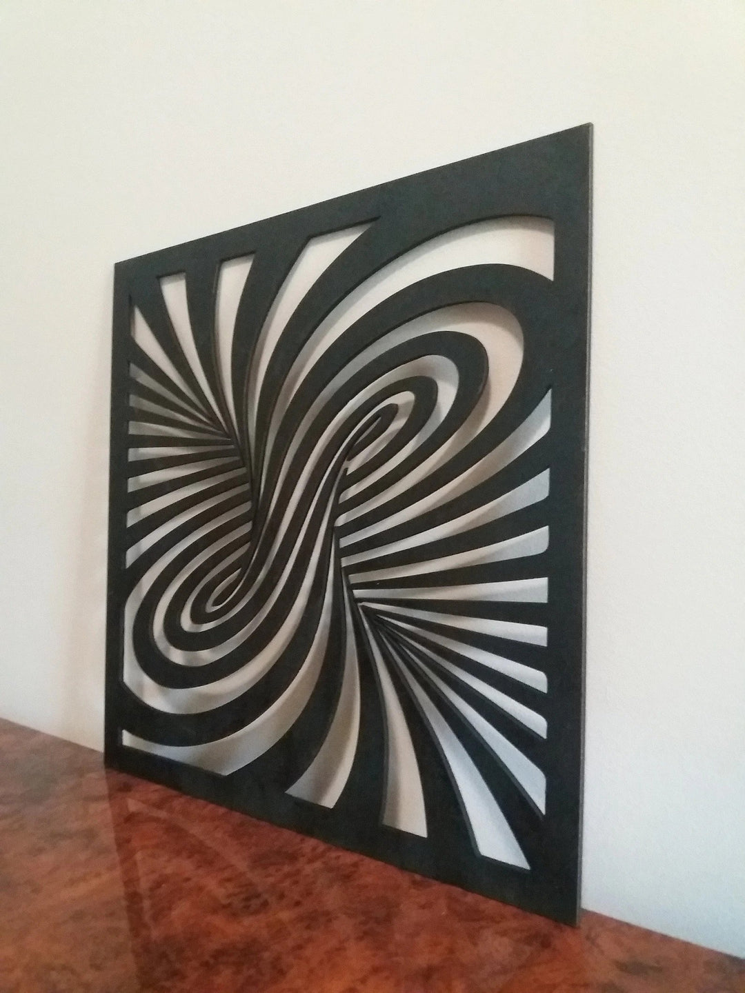 Portal Illusion Wooden Stencil