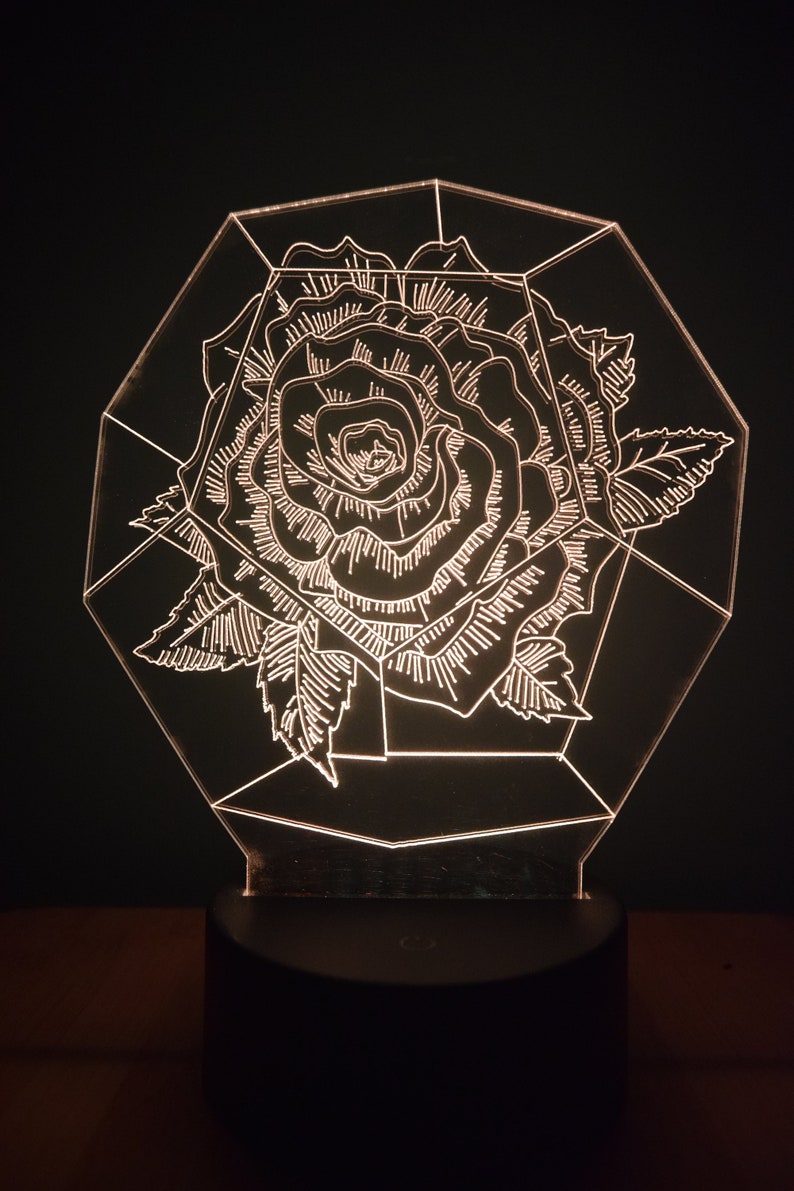 Rose LED lamp