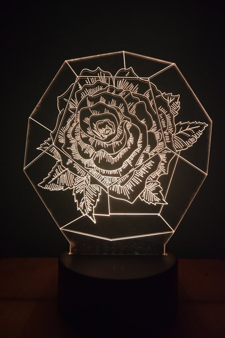 Rose LED lamp