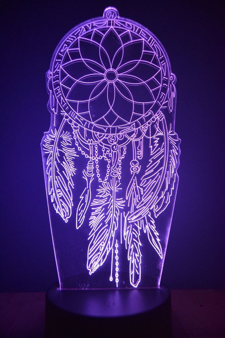 Dreamcatcher LED Night Lamp | RGB 3D Acrylic Night Light