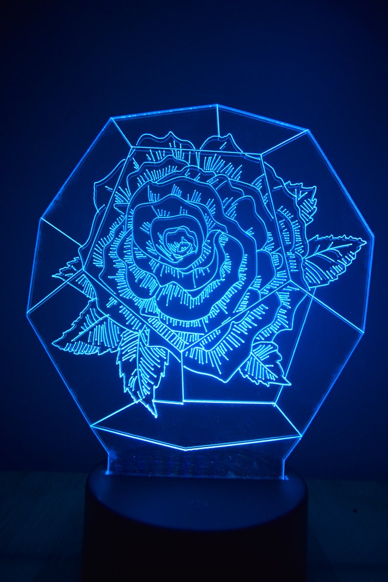 Rose LED lamp