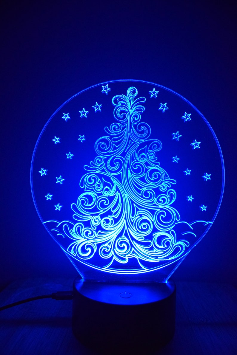 LED Night Lamp Christmas Tree