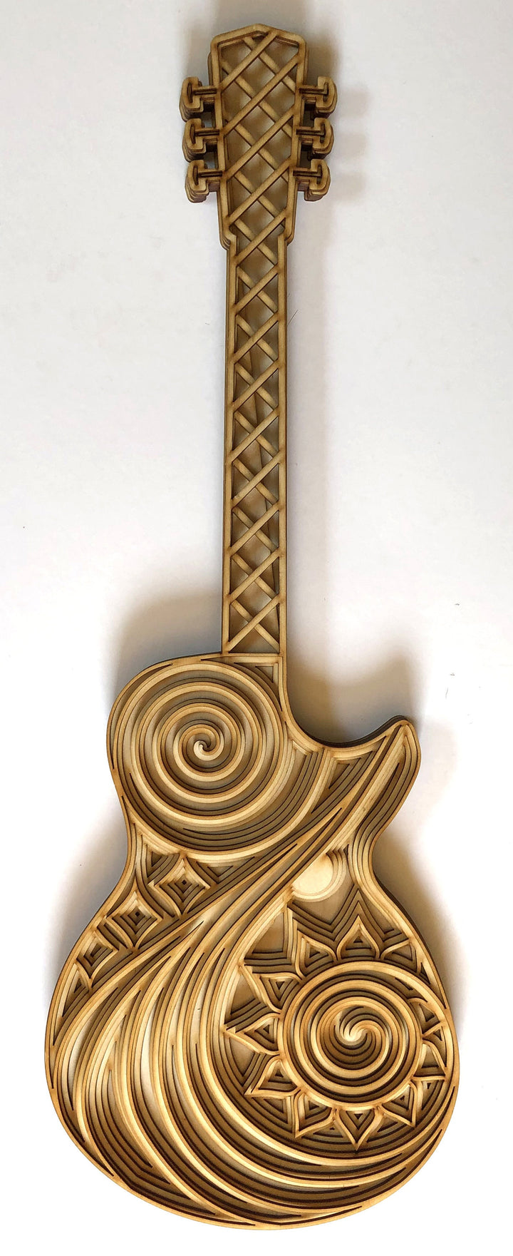 Wooden Guitar Wall Art