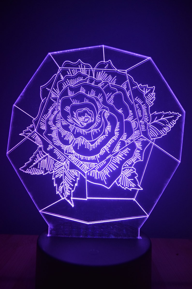 Rose LED lamp