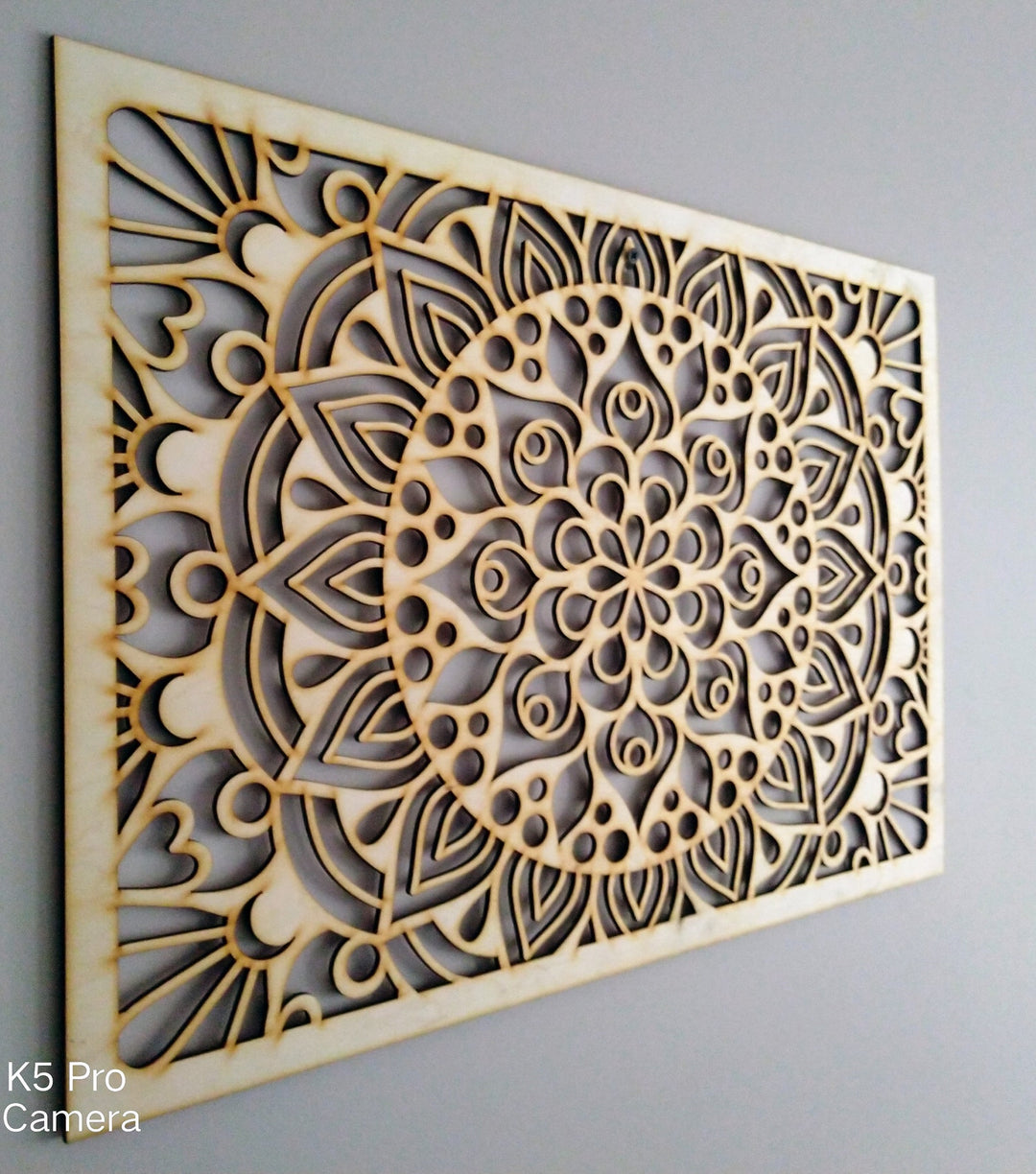 Illusion Mandala Rectangle Stencil