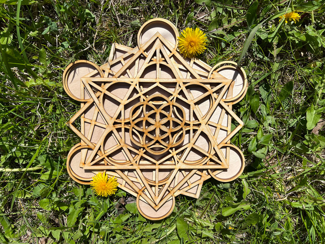 Metatron's Cube Sacred Geometry Mandala