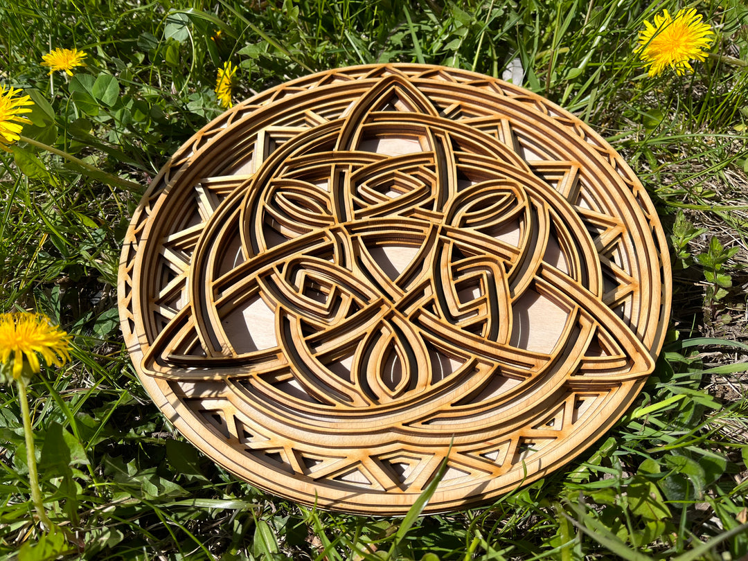 Triquetra Viking Sacred Geometry Mandala