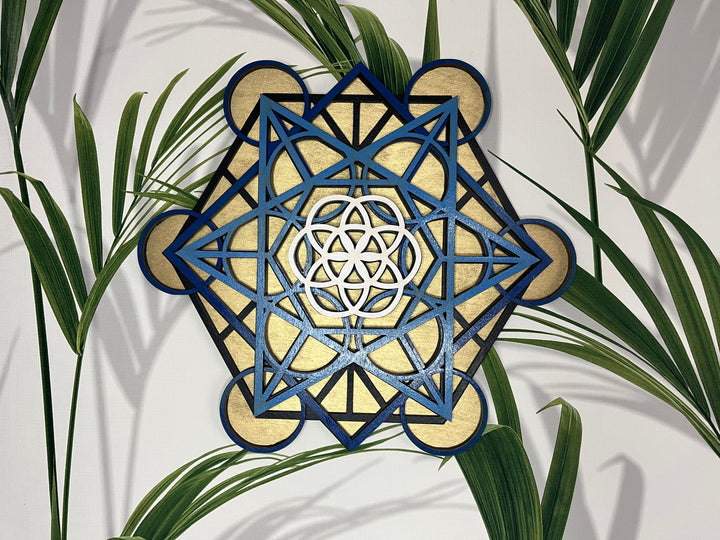 Metatron's Cube Sacred Geometry Mandala