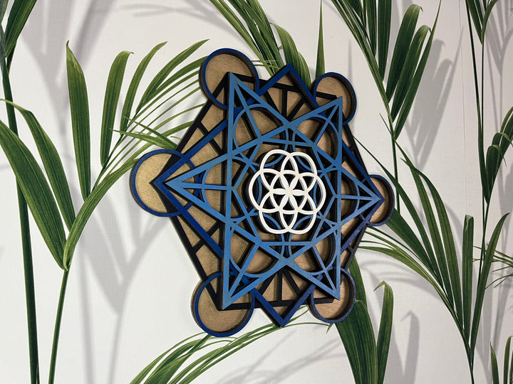 Metatron's Cube Sacred Geometry Mandala