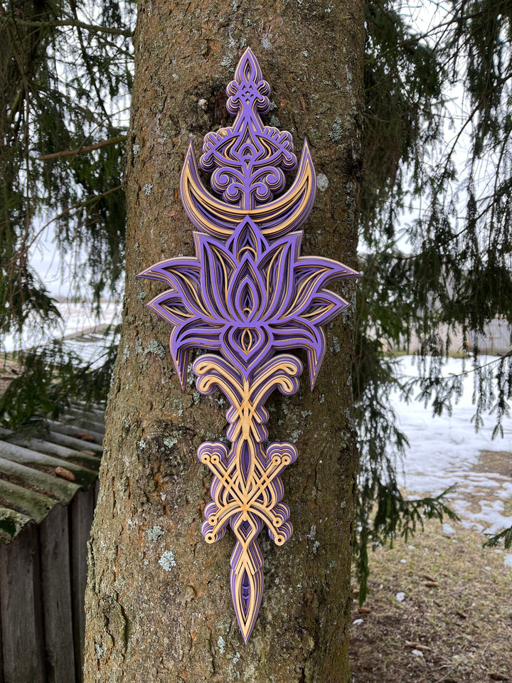 Lotus Unique Design Mandala Wall Art