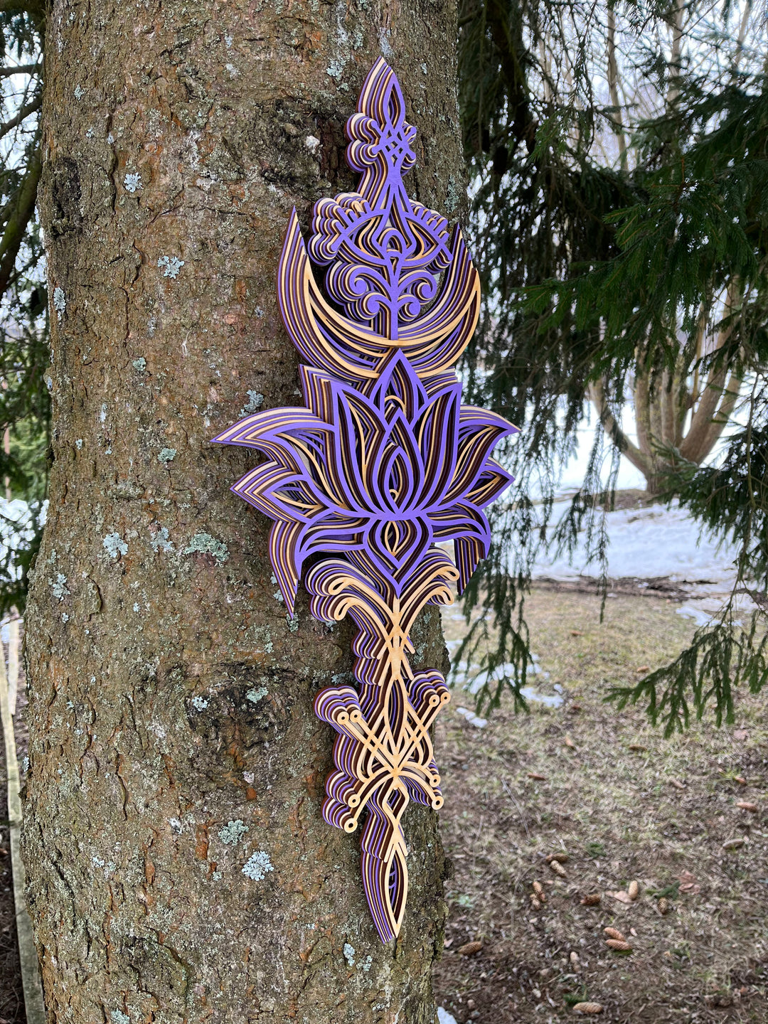 Lotus Unique Design Mandala Wall Art