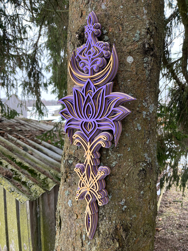 Lotus Unique Design Mandala Wall Art