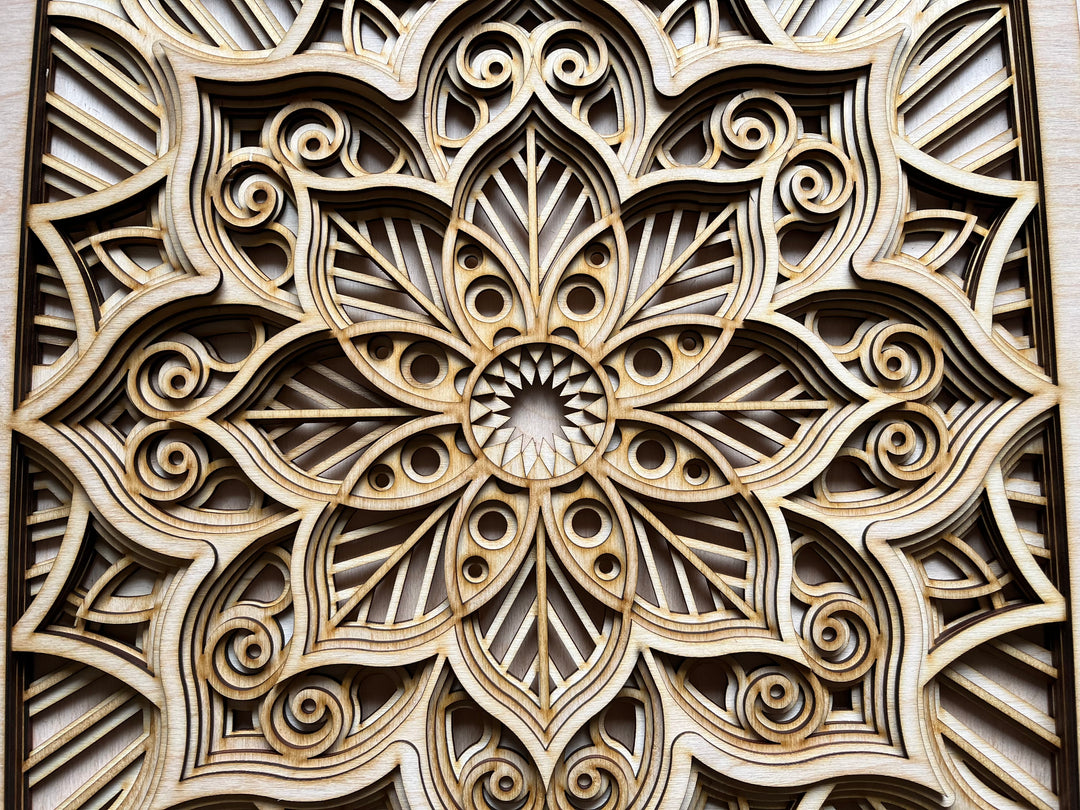 Colorful Mandala Wall Decor
