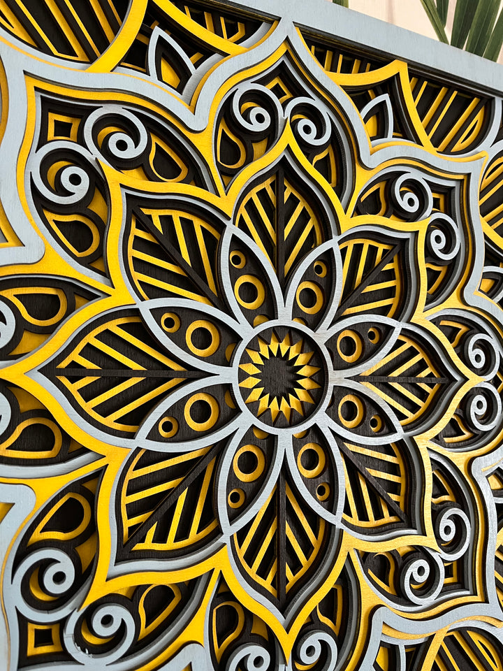 Colorful Mandala Wall Decor