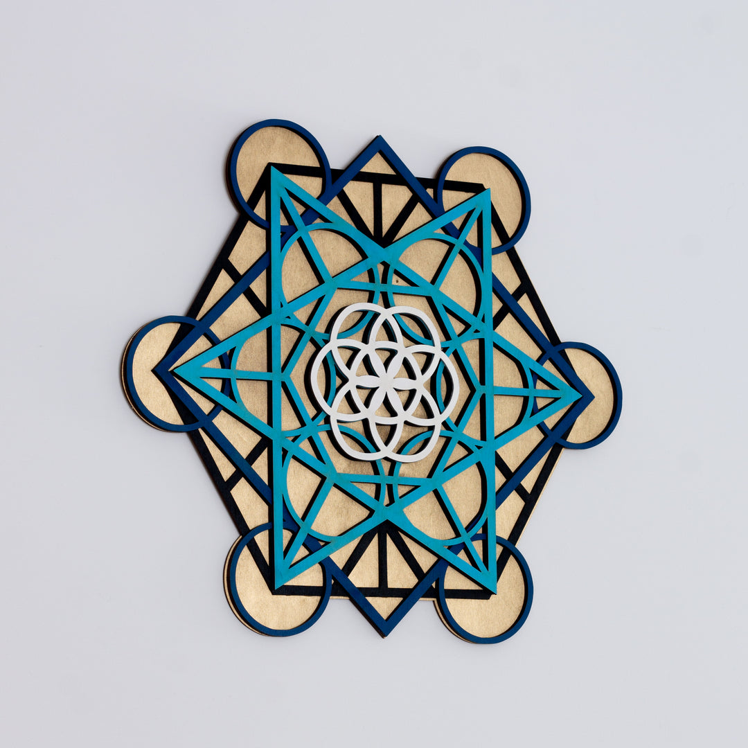 Metatron's Cube Sacred Geometry Mandala