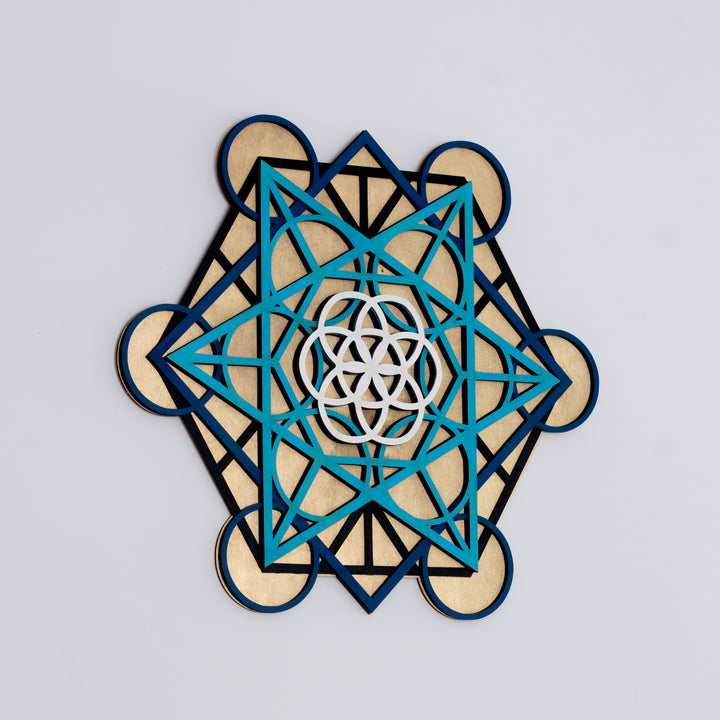 Metatron's Cube Sacred Geometry Mandala