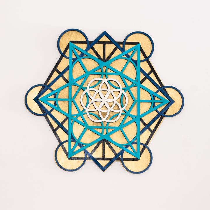 Metatron's Cube Sacred Geometry Mandala