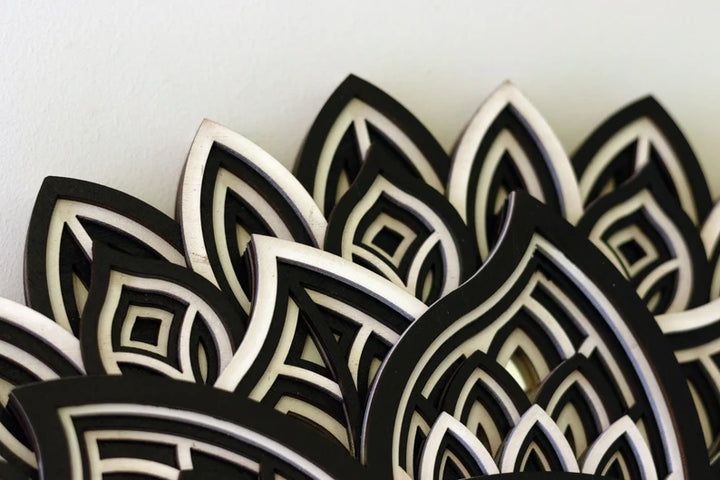 Boho Wooden Mirror Mandala