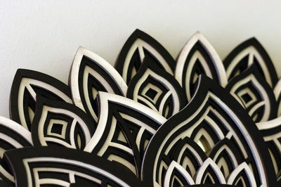 Boho Wooden Mirror Mandala